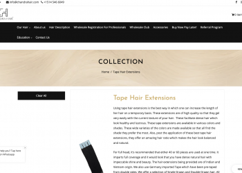 Buy the Highest Quality Weft Hair Extensions From Chandra Hair